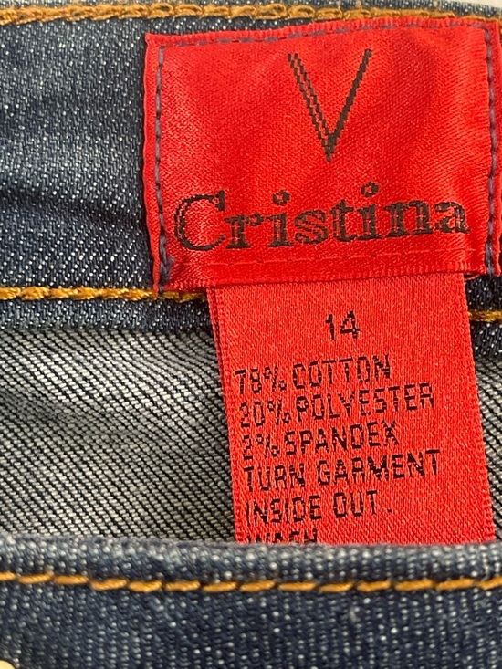 V Cristina Embellished Blue Jeans - Picture 9 of 10